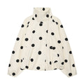 Women's polka dot pilot jacket Coat