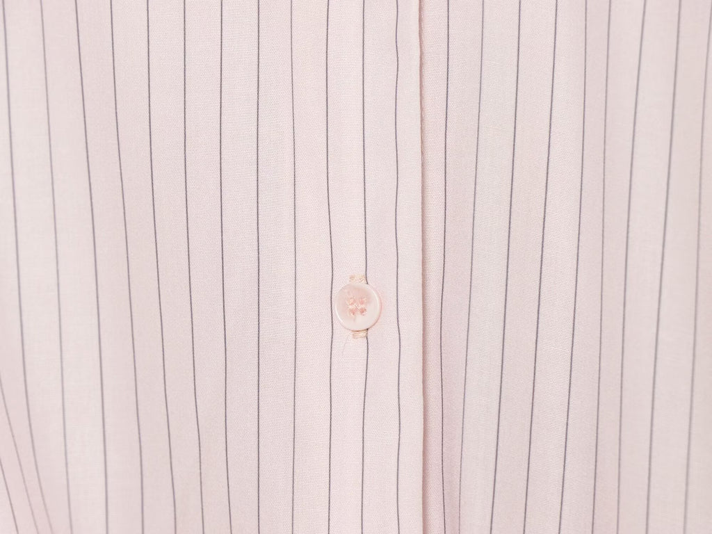 Women's Side Lace up decorative Striped Shirt