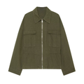 Women's drawstring design casual workwear Coat