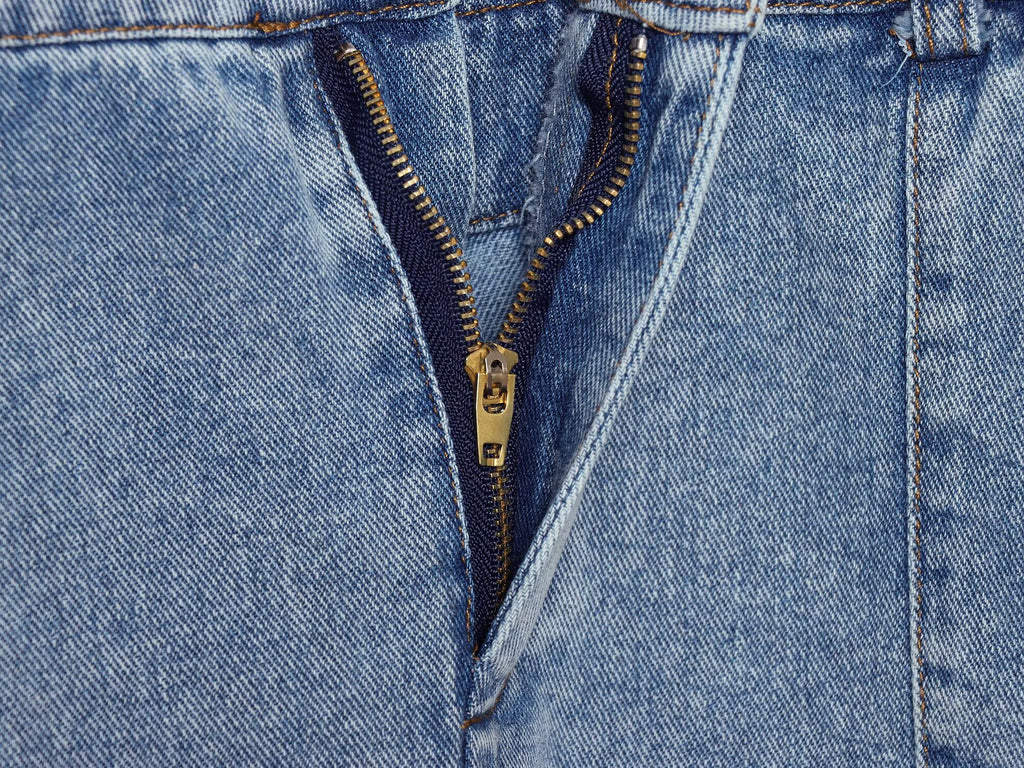 Women's flip hanging collar denim mini dress