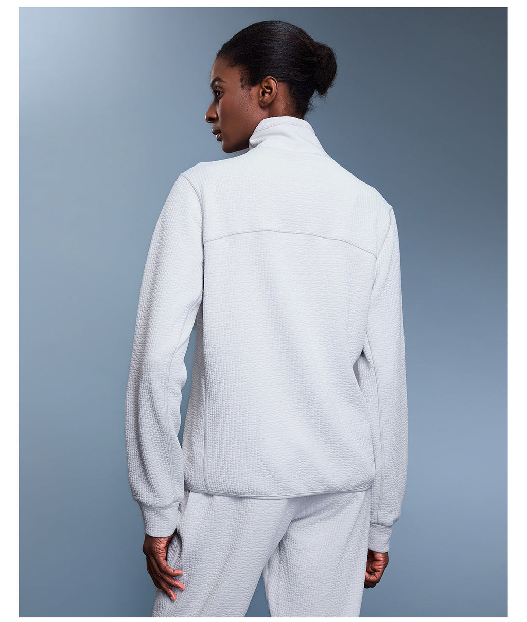 Women's new stitching collar sports coat