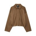 Women's casual suede textured jacket Coat
