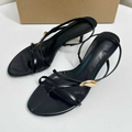 2026 women's new metal decorative stiletto sandals