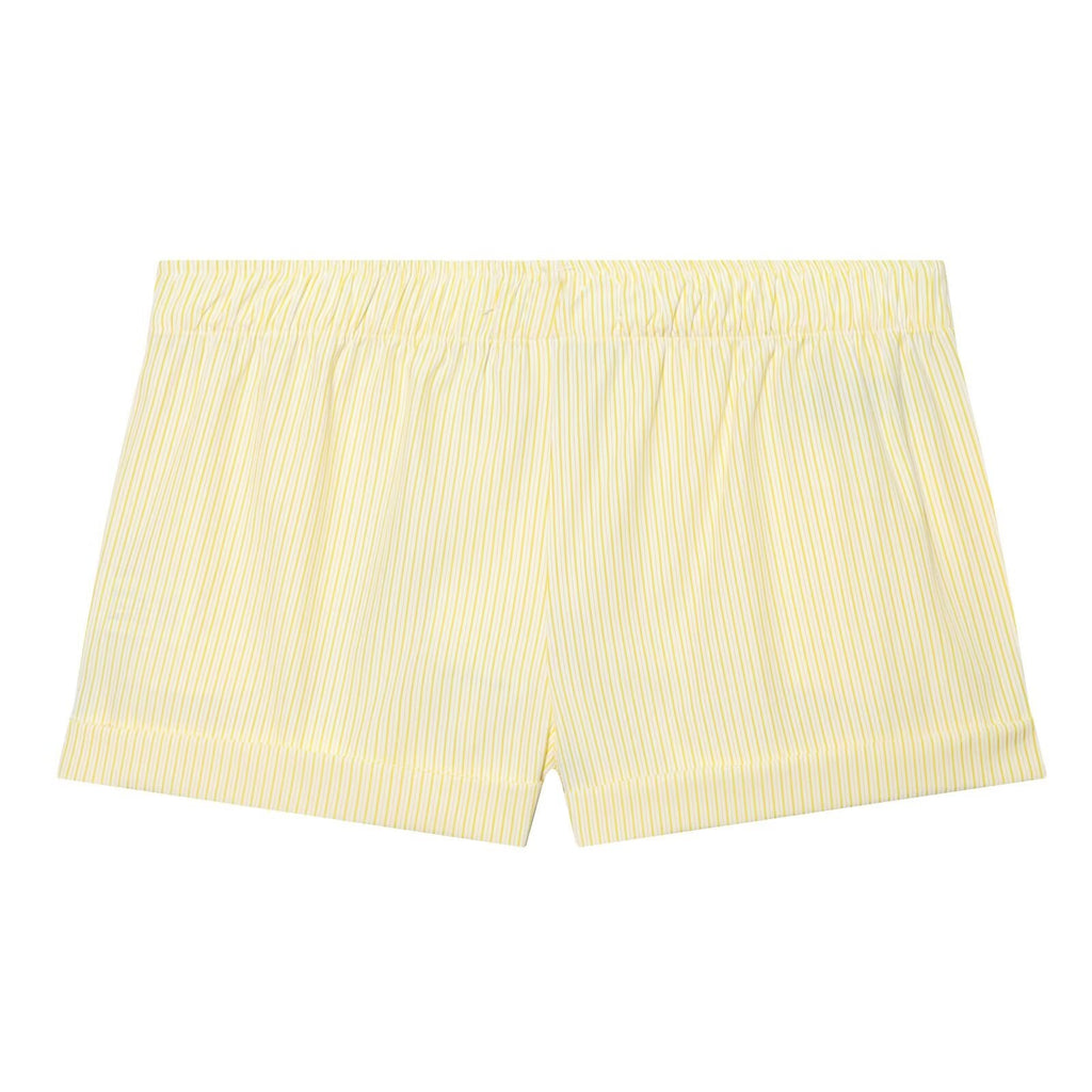 suit Women's 2 pieces loose striped poplin loose shirt+Shorts