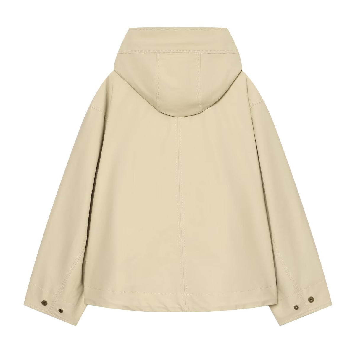 Women's loose hooded casual parka Coat