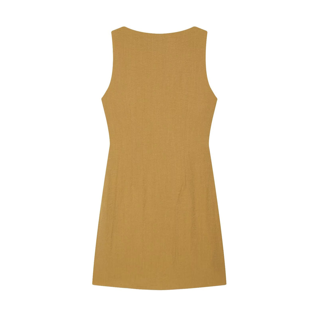 2026 Women's Sleeveless Waist-Tied Dress