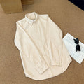 Women's new fashion Joker embroidered corduroy shirt