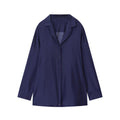 Women's new fashion loose single breasted silk shirt