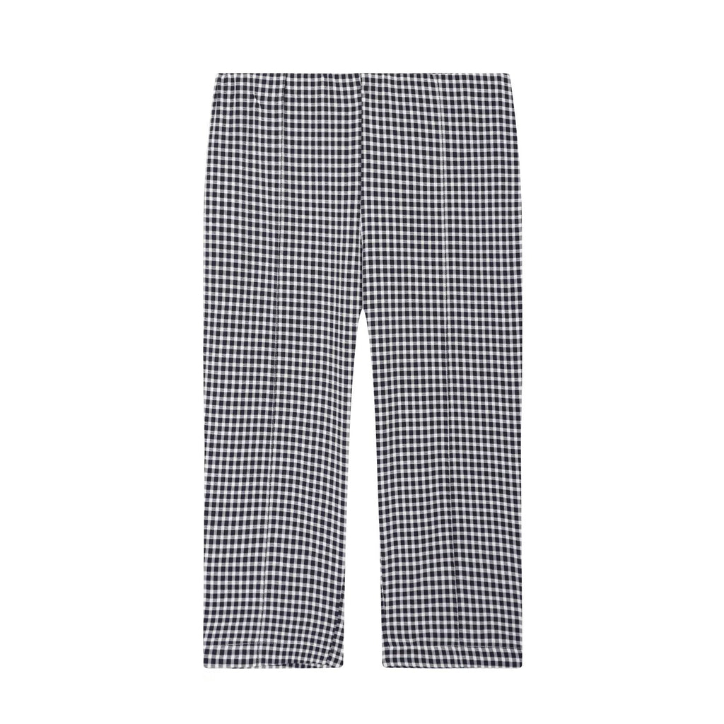 suit Women's 2 pieces short V-neck plaid Blazer Coat +Pants