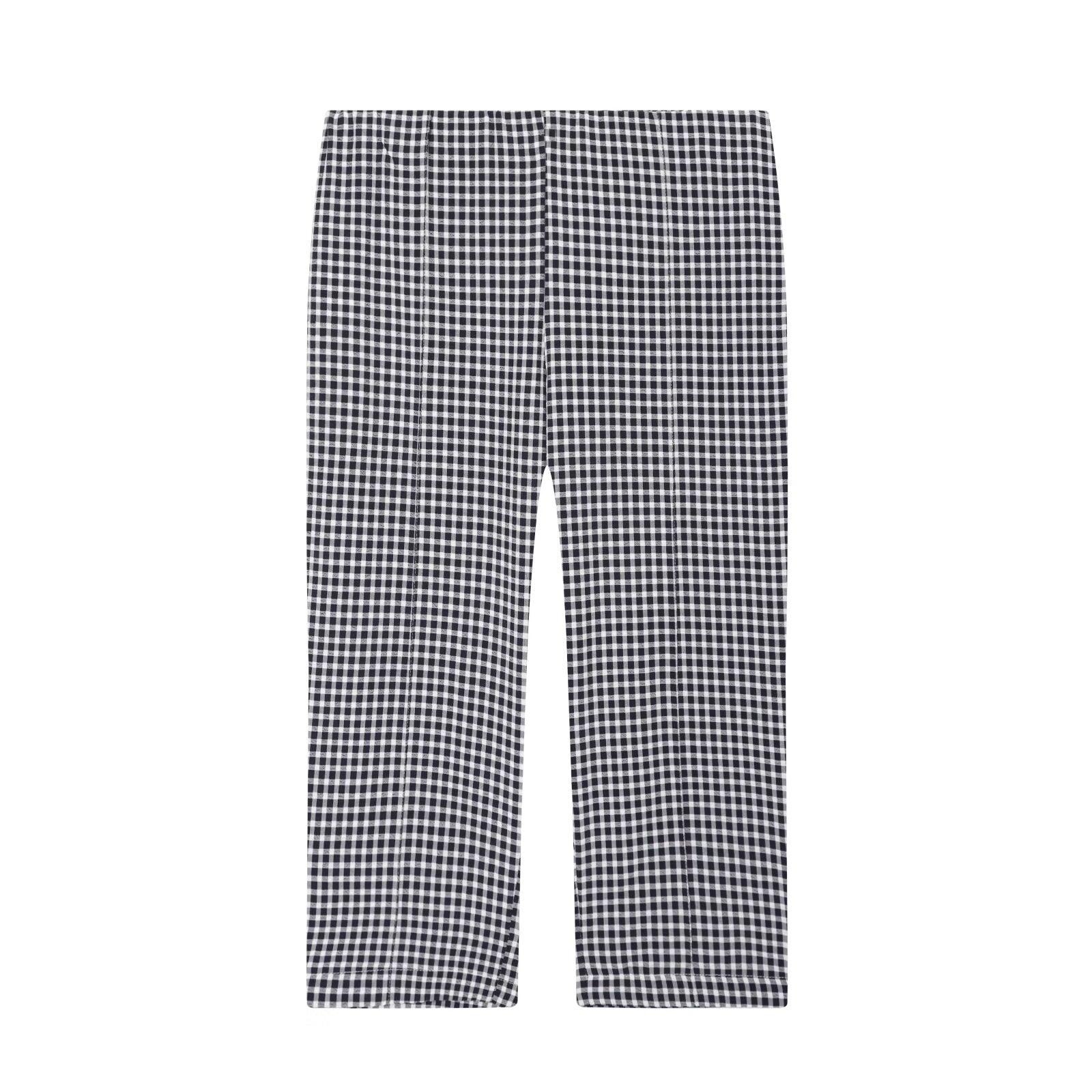suit Women's 2 pieces short V-neck plaid Blazer Coat +Pants