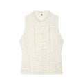 Women's slim Hollow Embroidered Top