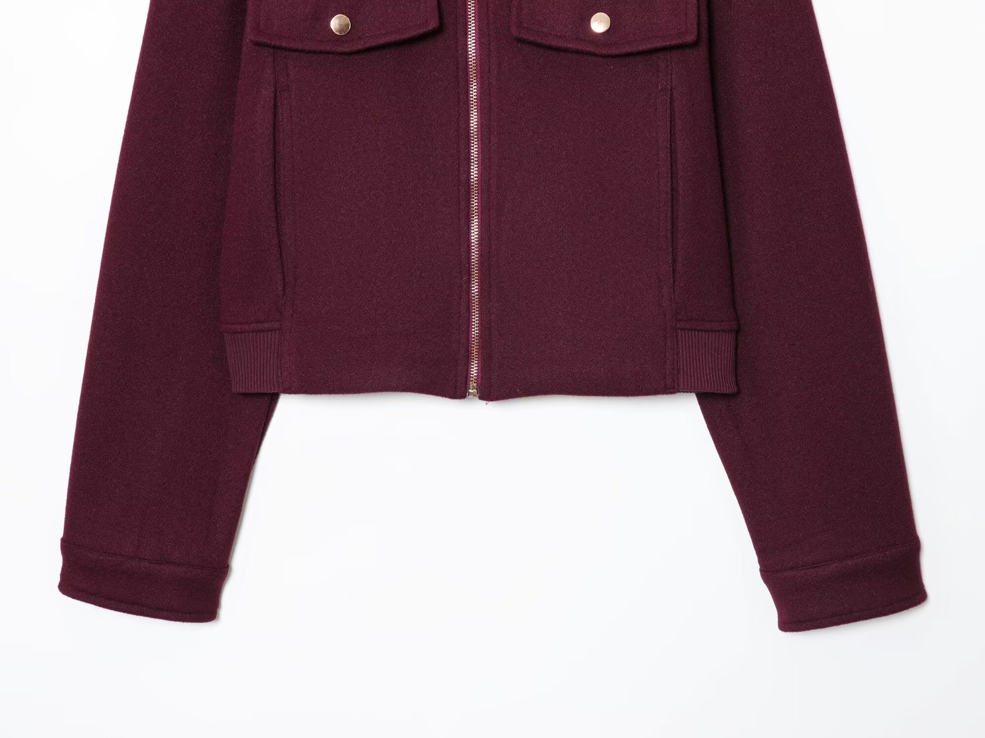 Women's 2025 fashion short soft texture long sleeved jacket Coat