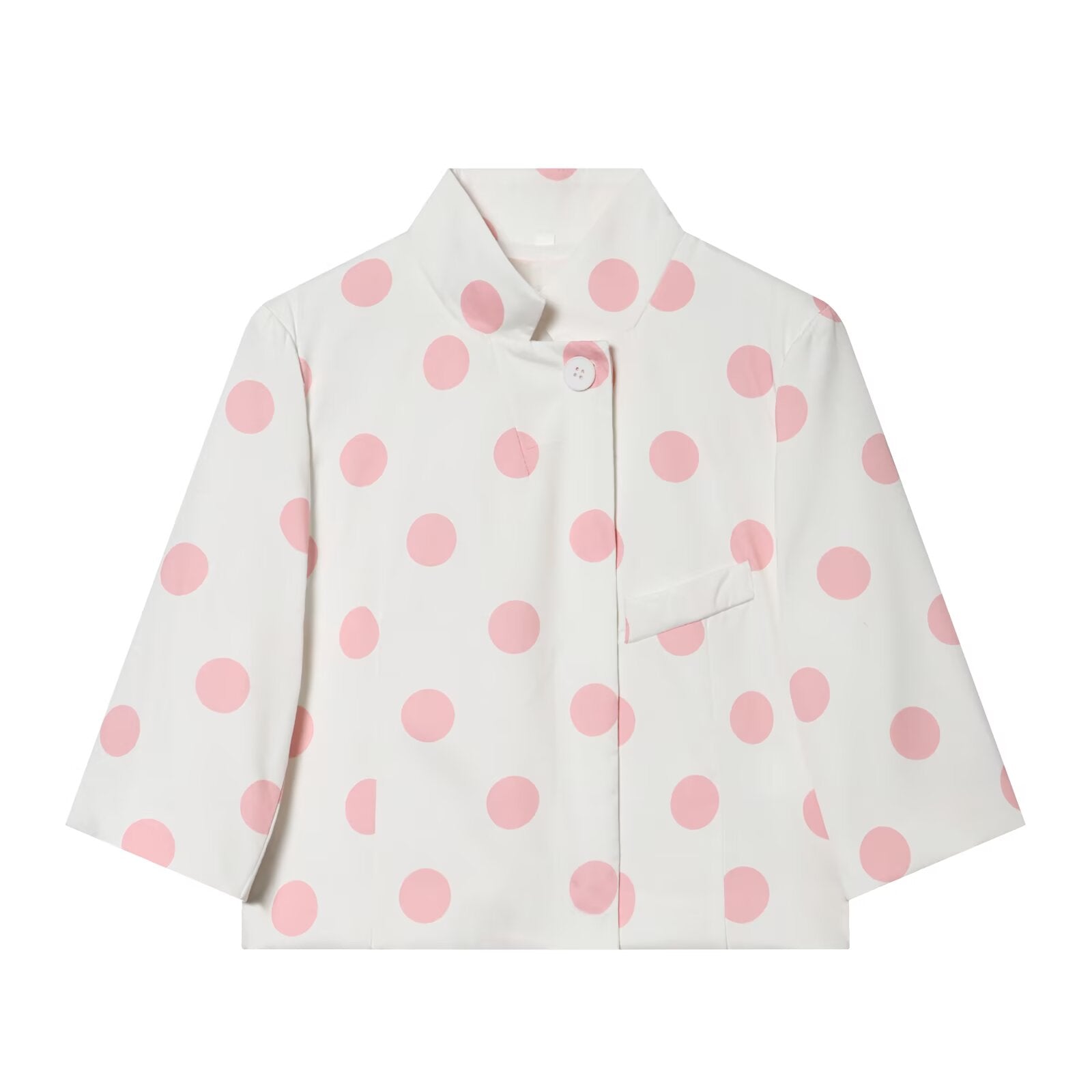Women's short standing collar Blazer Coat
