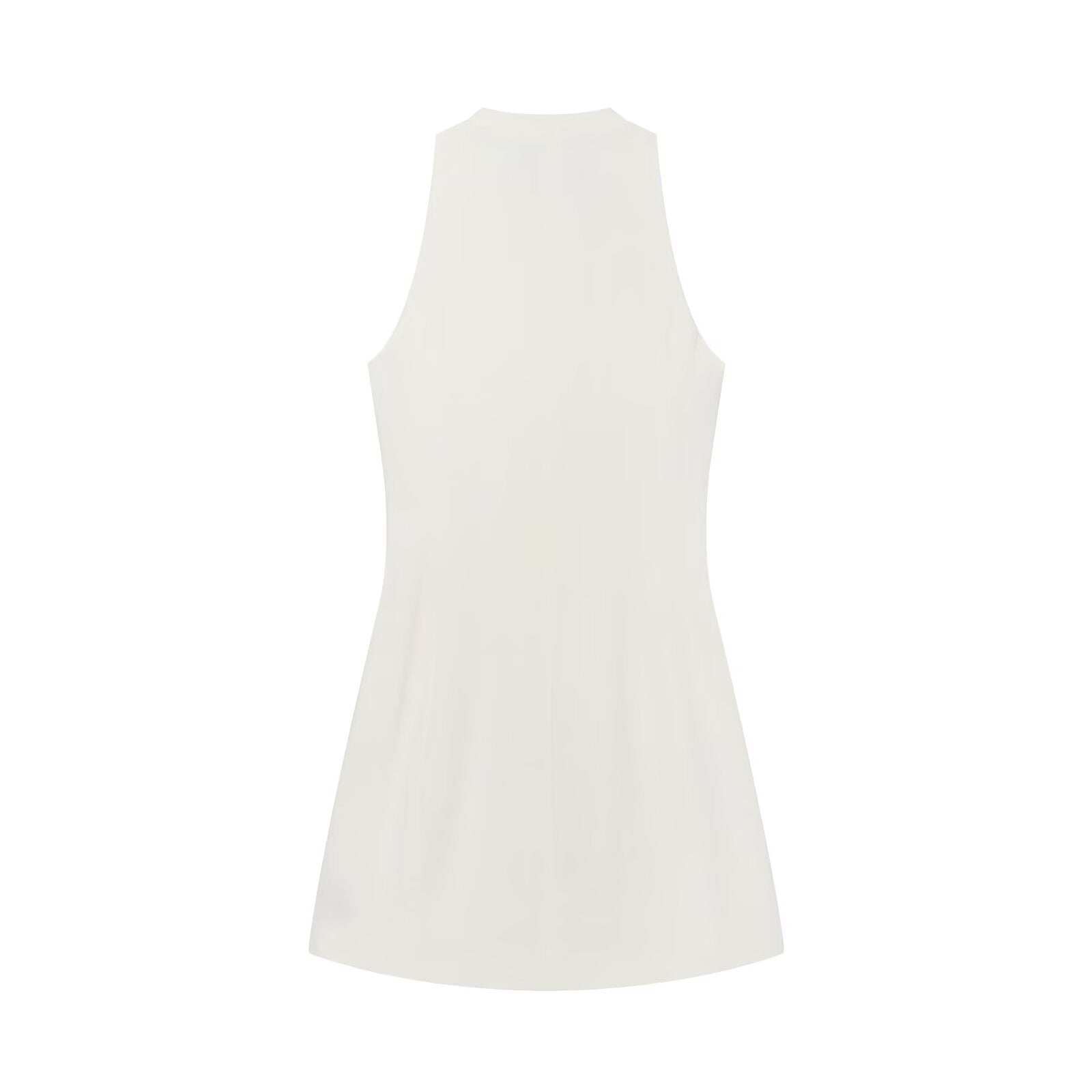 Women's rope knot buckle decoration sleeveless dress
