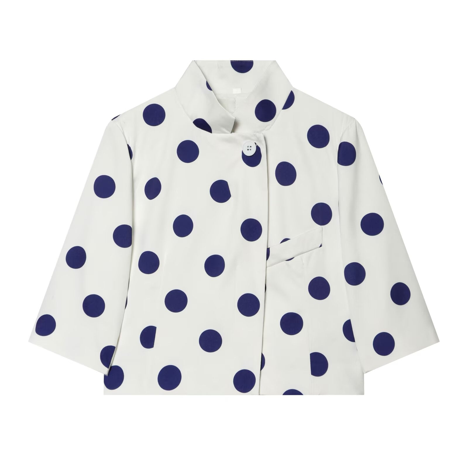 Women's short standing collar Blazer Coat