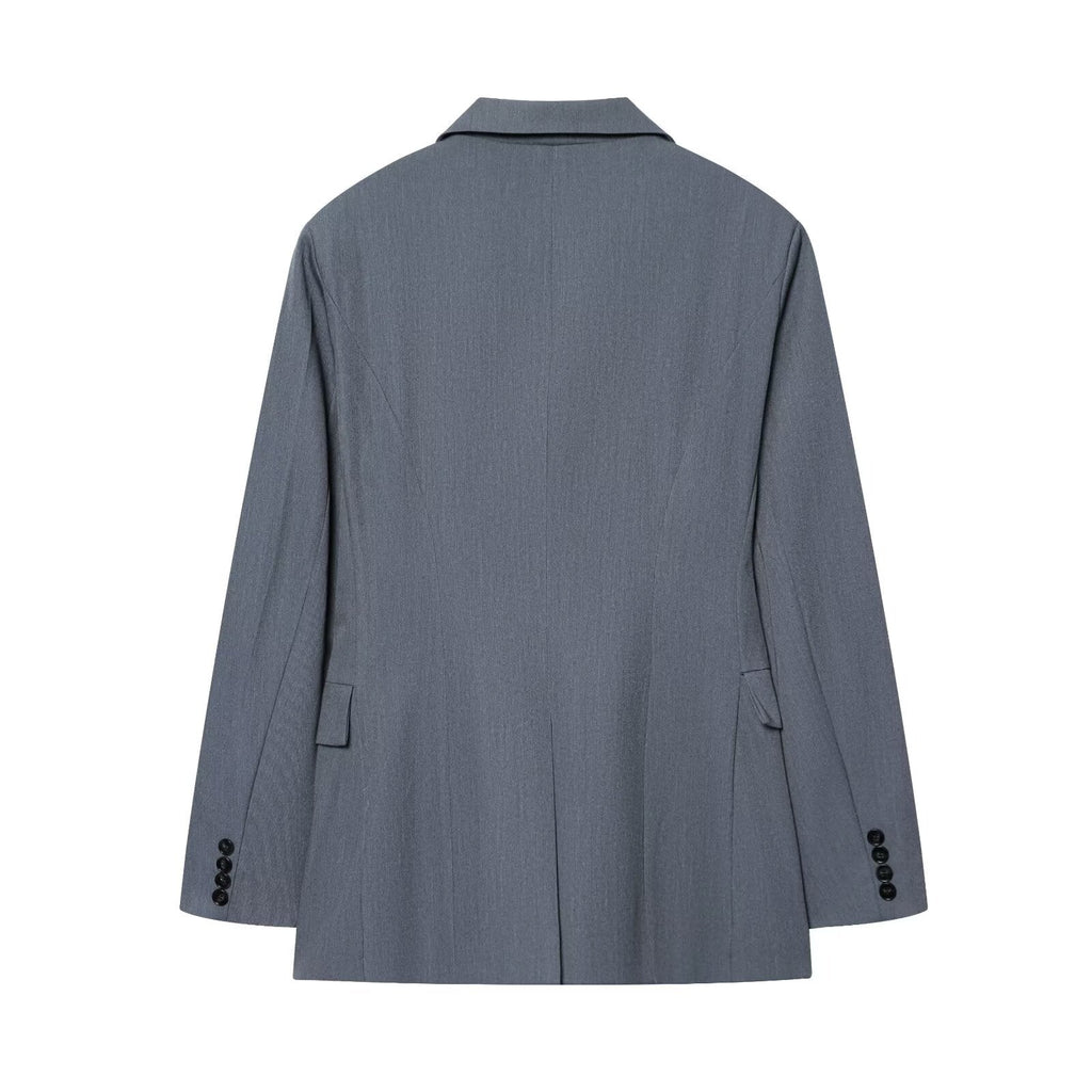 Women's slim versatile single breasted Blazer Coat