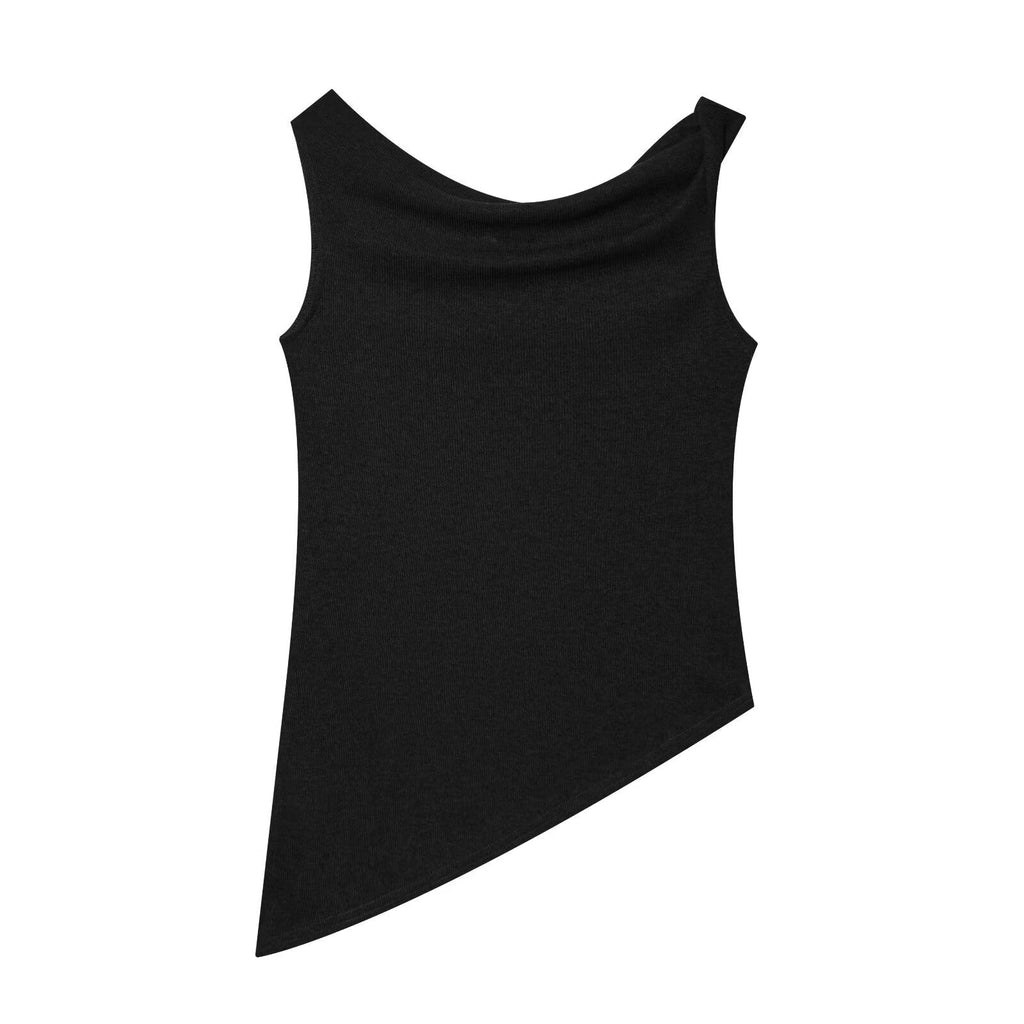 suit Women's 2 pieces vacation style asymmetrical top+Pants