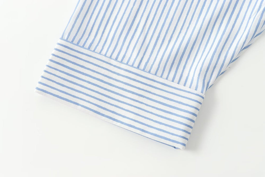 Women's 2026 Linen Blended Wide Sleeve Shirt