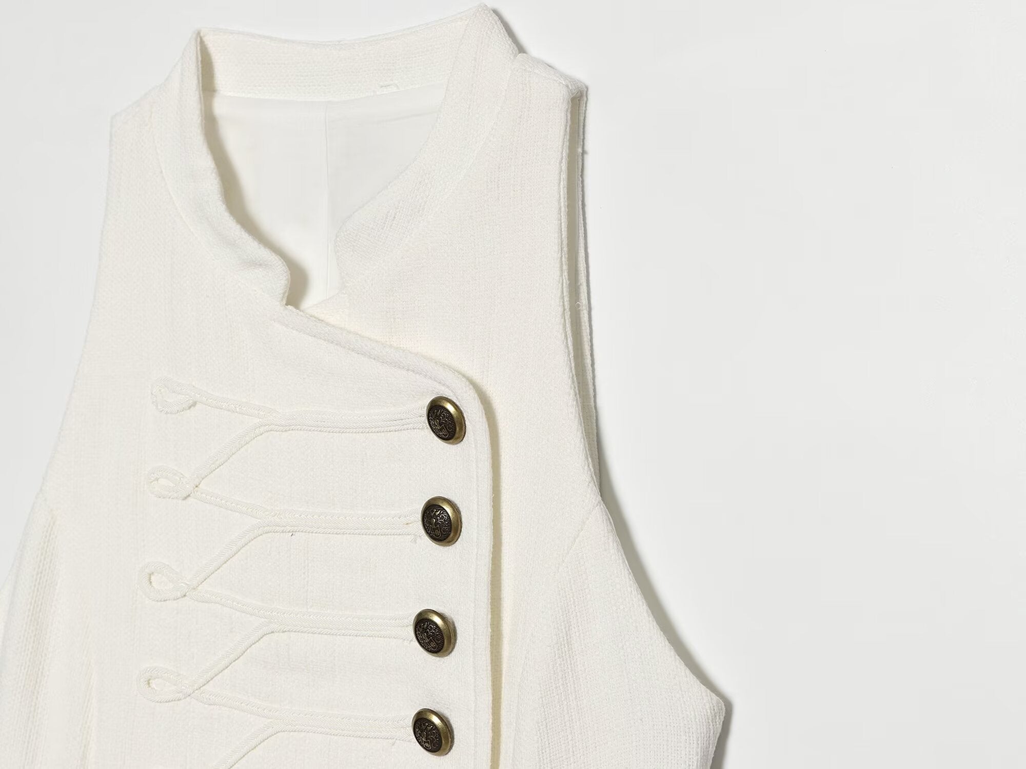 Women's rope knot buckle decoration sleeveless dress