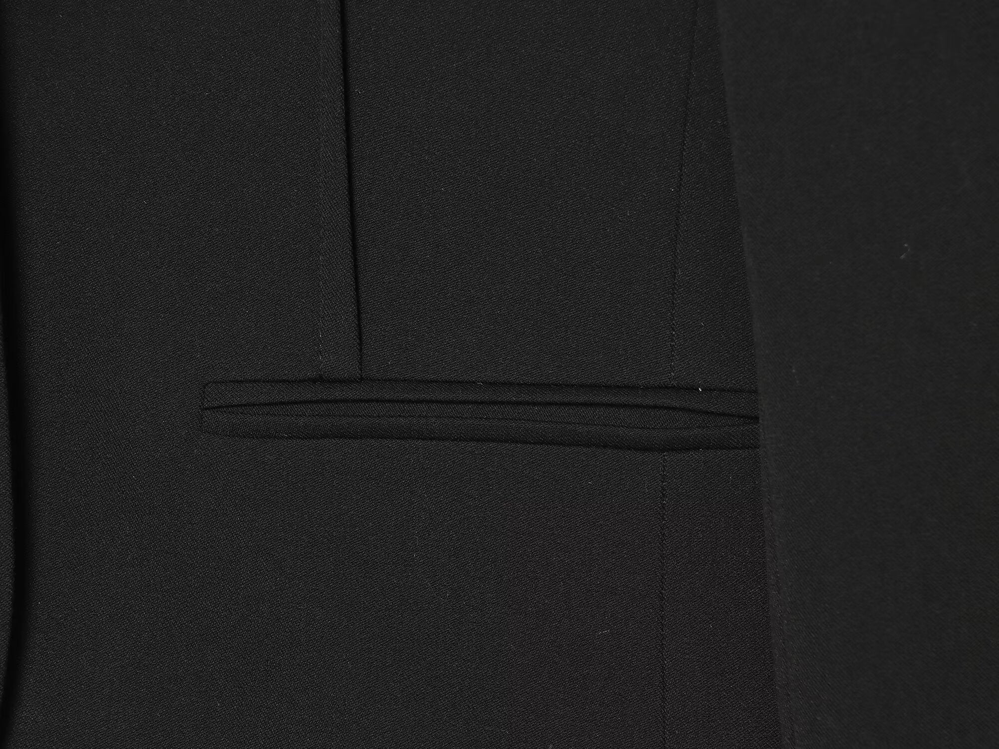 suit Women's 2 pieces short single breasted Blazer Coat+split flared pants
