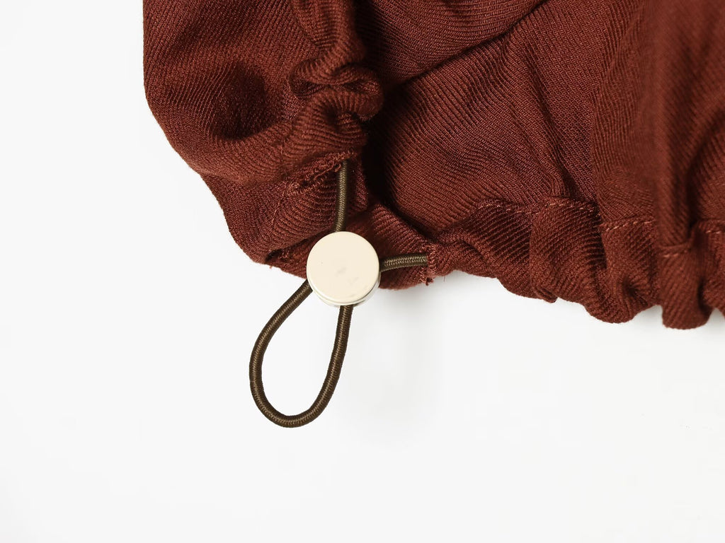Women's Flip decoration casual stand collar Coat