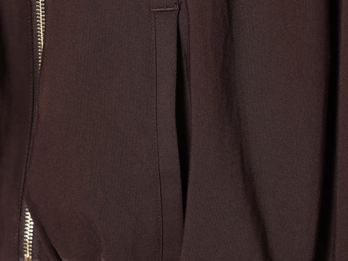 suit Women's 2 pieces stand collar zipper pilot jacket Coat+wide leg pants