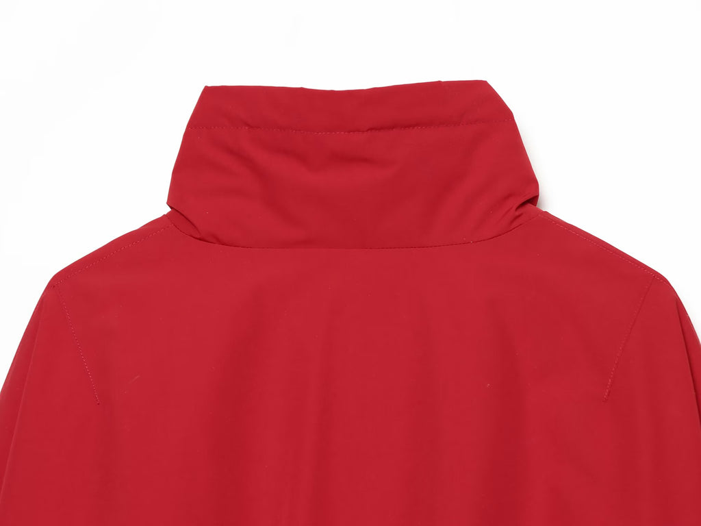 Women's with drawstring short cotton jacket Coat