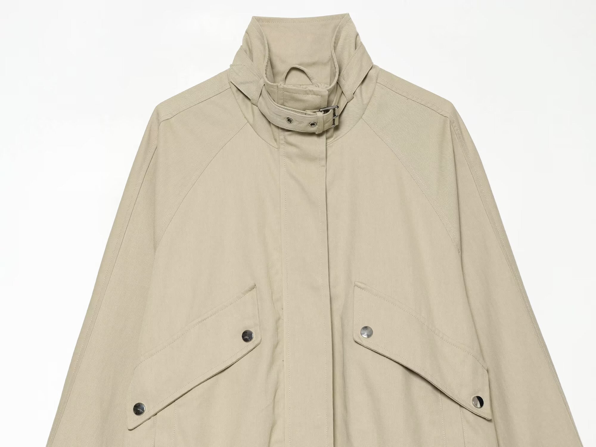 Women's standing collar loose pilot jacket Coat