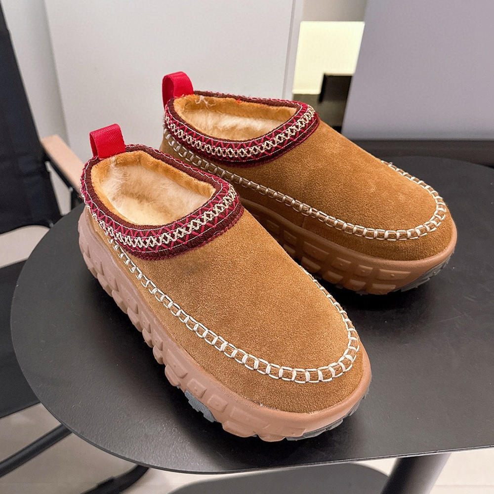 Women's new leisure tire sole shallow snow boots