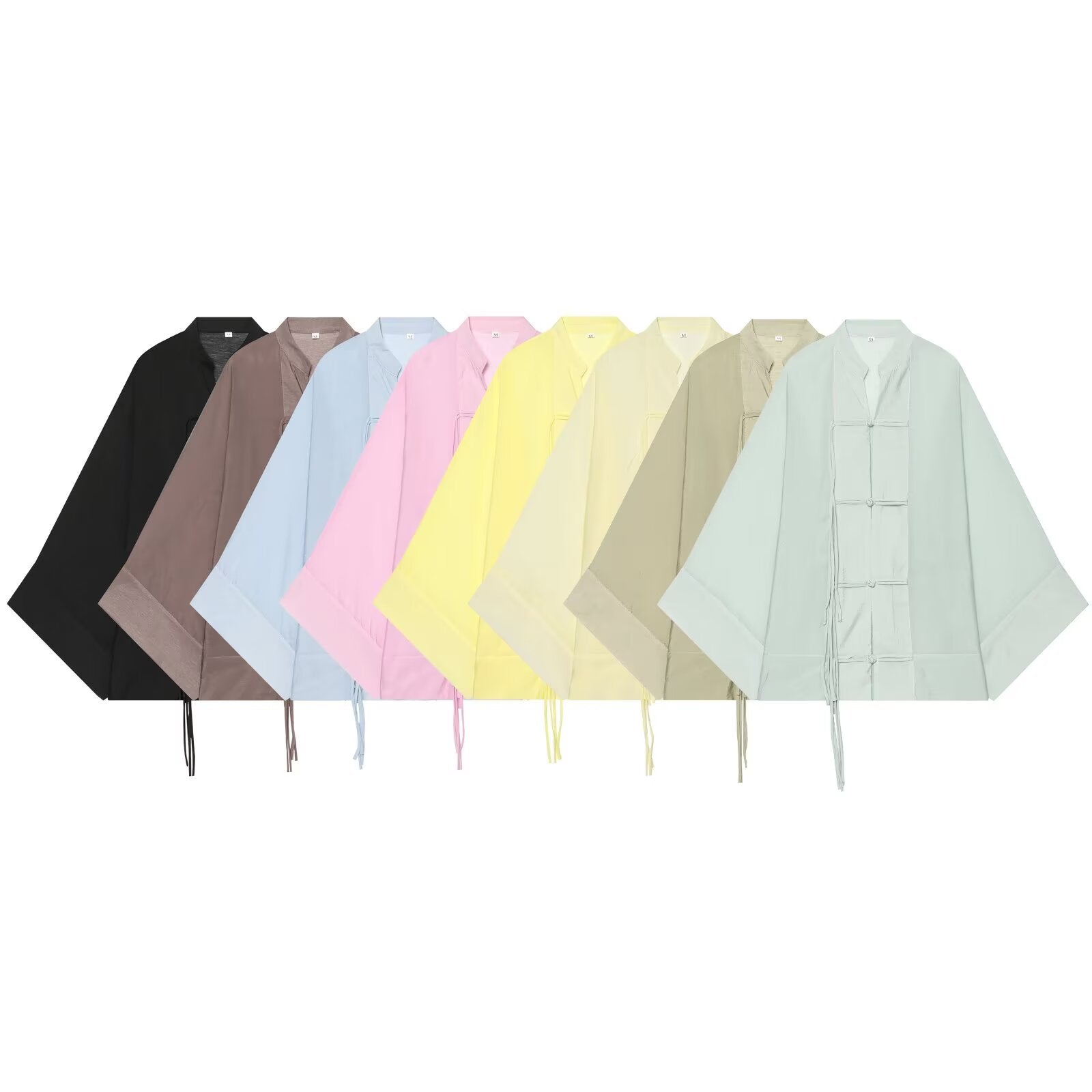 Women's knot-decorated drop-style shirts