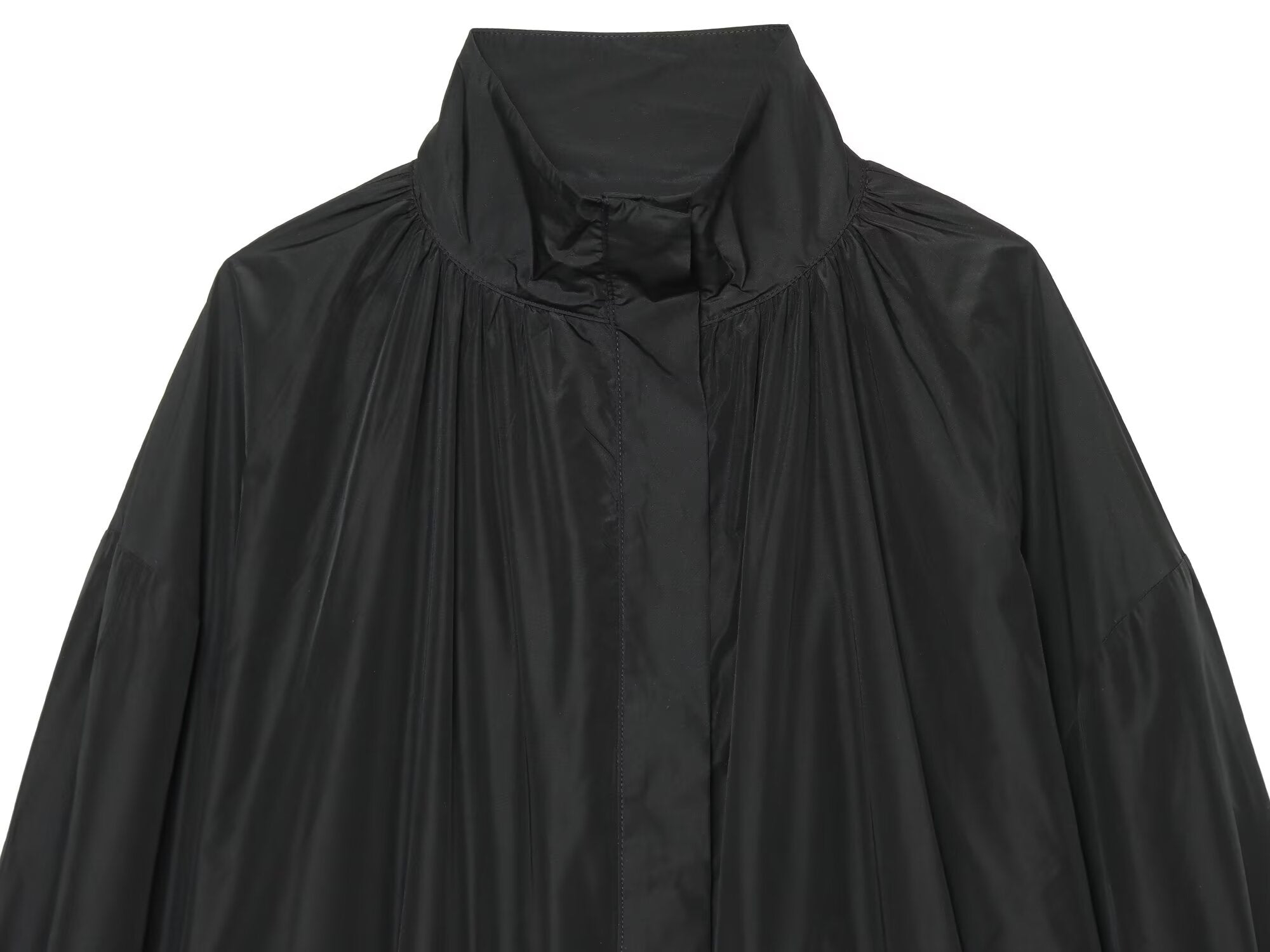 Women's loose stand collar oversized jacket