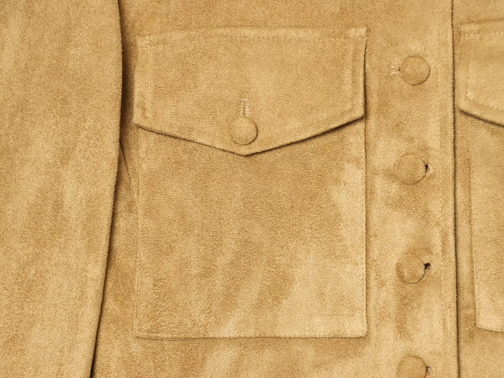 Women's suede textured leather bag buckle jacket Coat