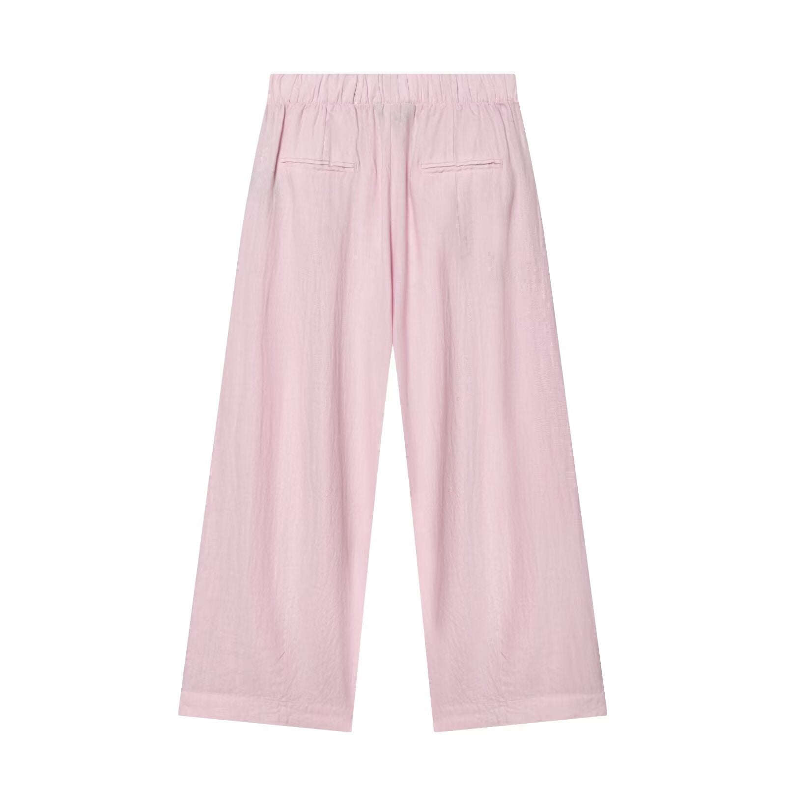 suit Women's 2 pieces pocket decoration linen blend shirt+Pants+ Shorts