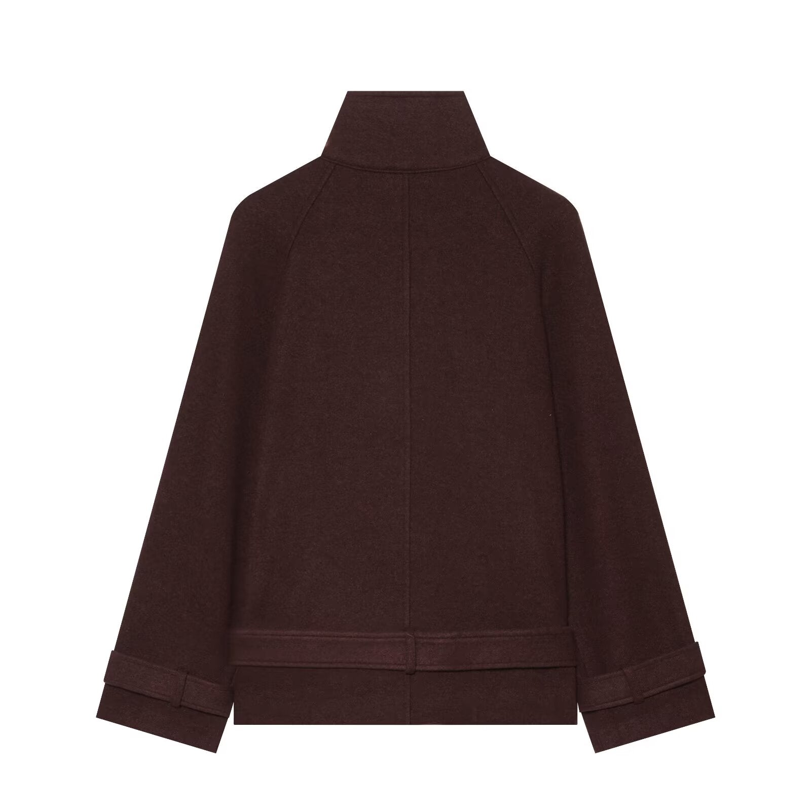Women's with Belt casual oversized felt Coat