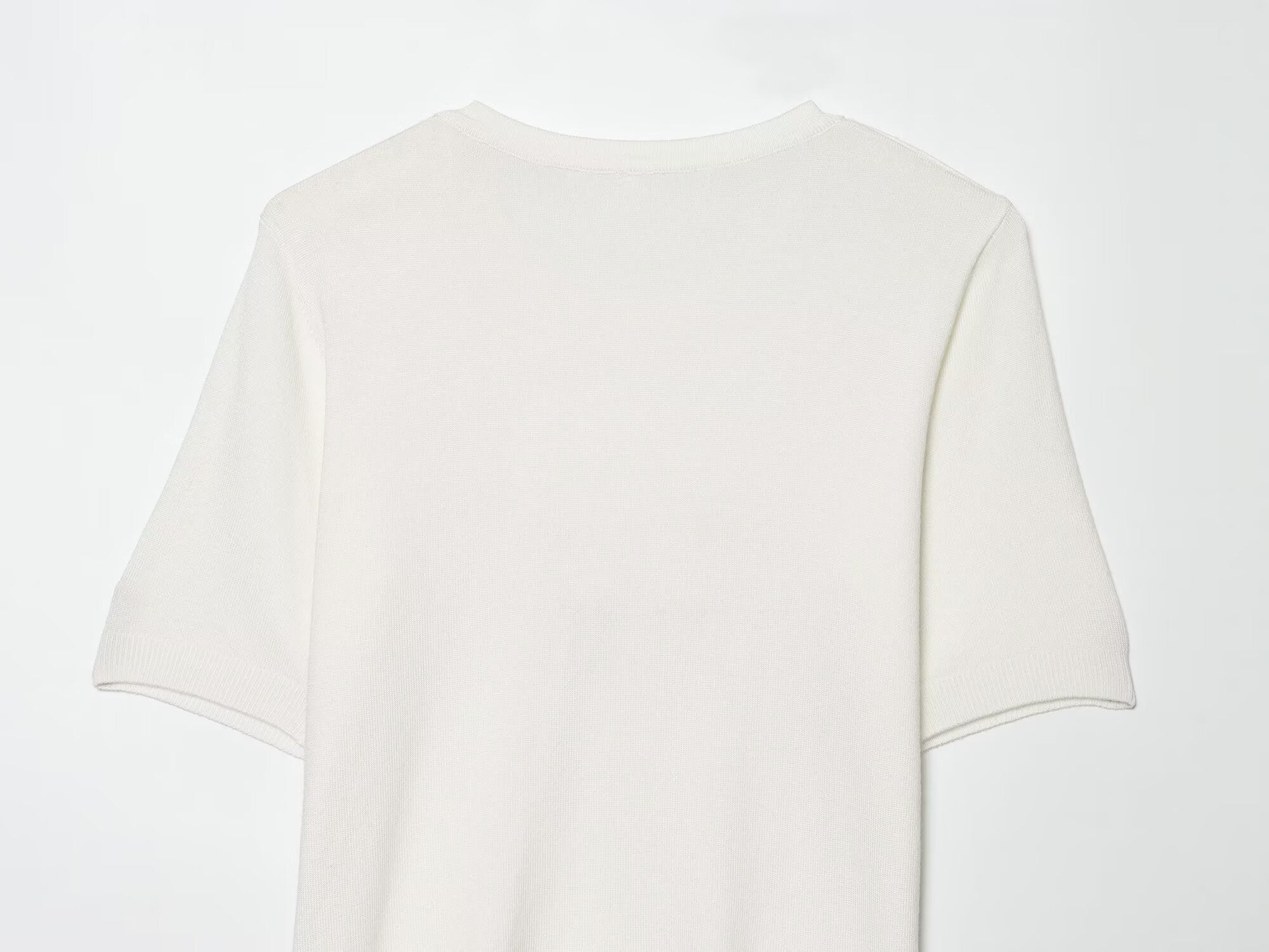 2026 Women's basic style short sleeved knitted sweater