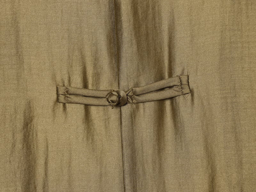 Women's rope knot decoration casual satin shirt