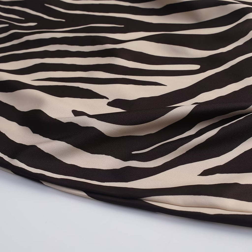 Women's printed Hip hugging style A-line skirt