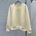 Women's new velvet round neck embroidered long-sleeved sweater