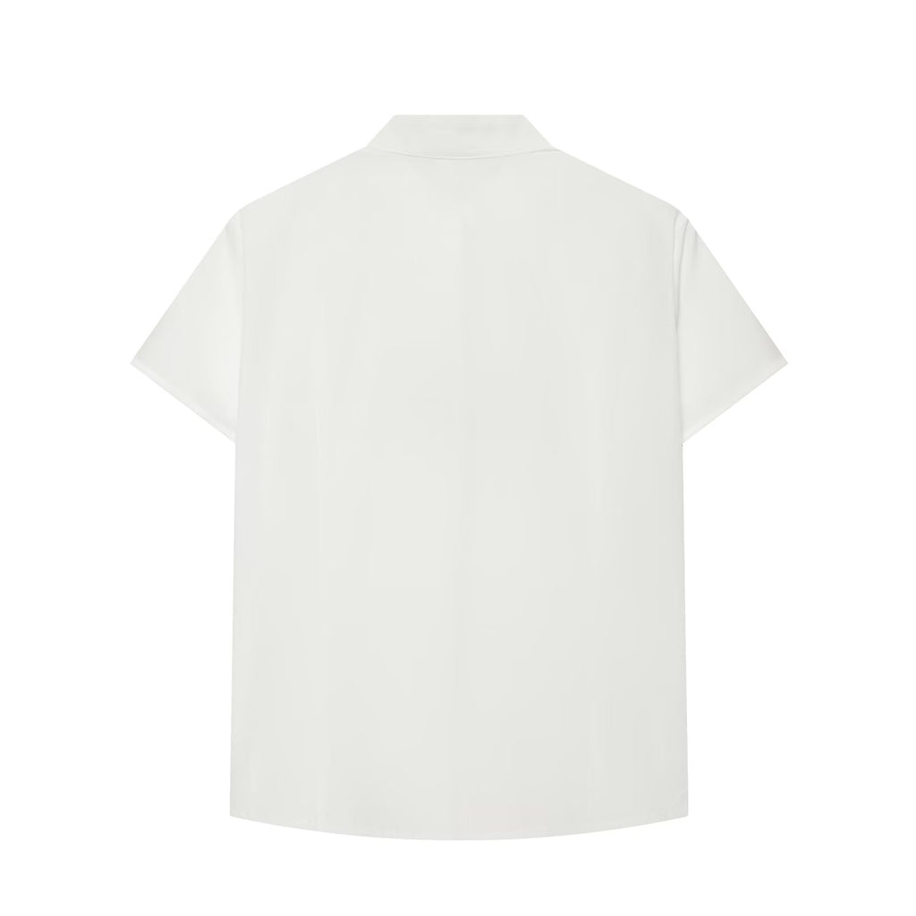 Women's rope knot decorative poplin shirt