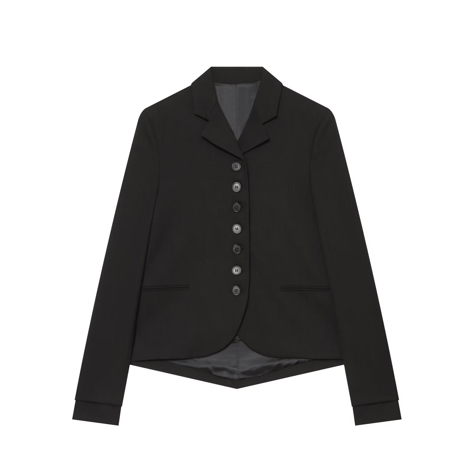 suit Women's 2 pieces button decoration Straight cut Blazer Coat +Pants
