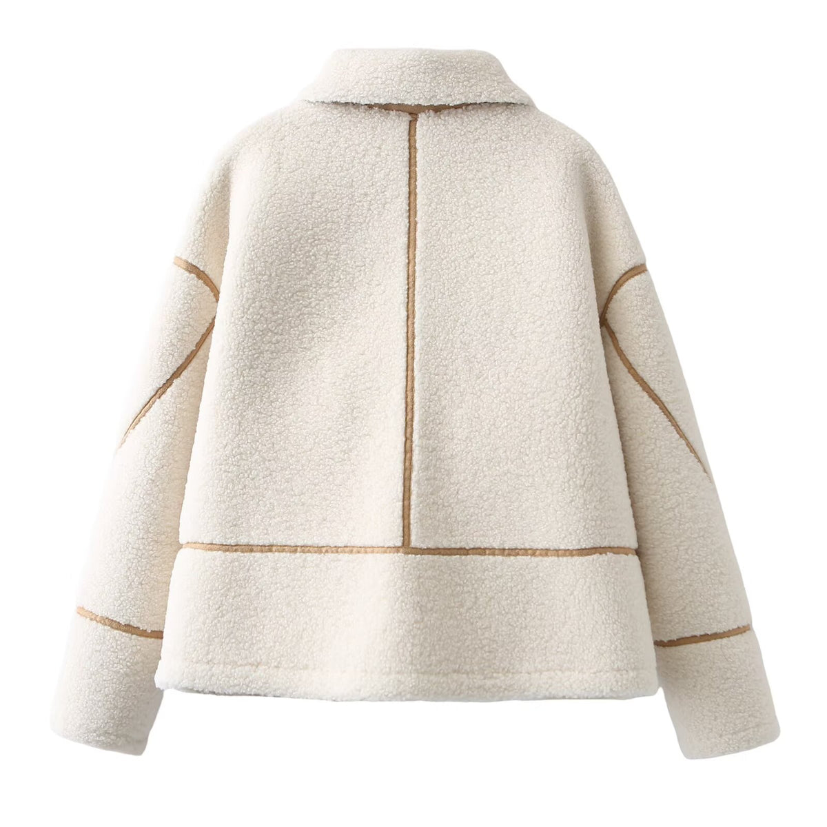 Women's warm fleece double-sided lapel Coat
