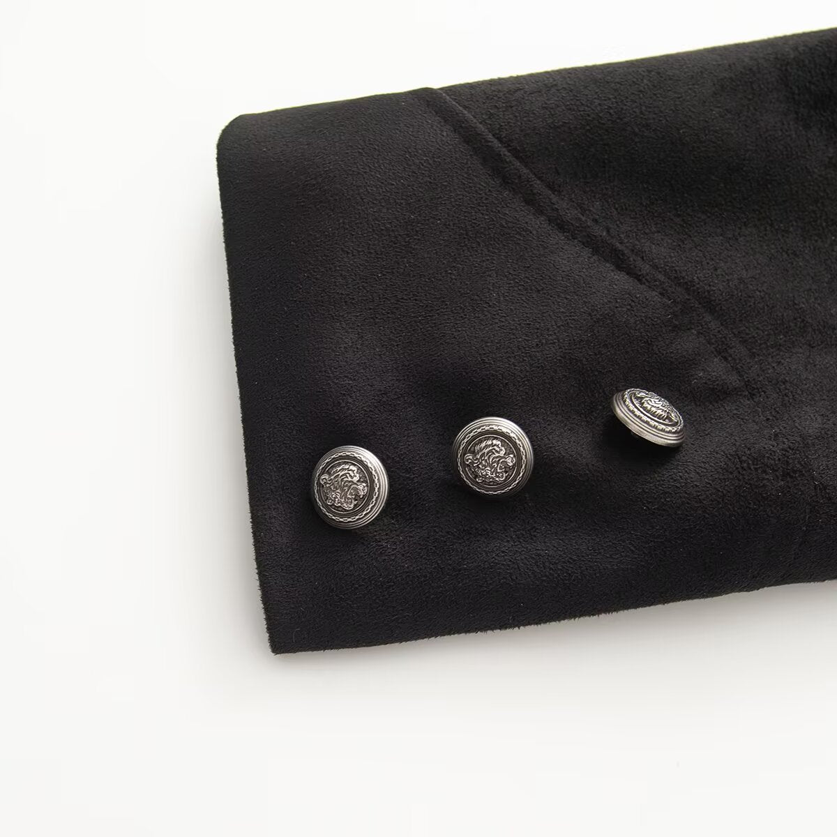 Women's slim Double-Breasted Stand-collar Jacket