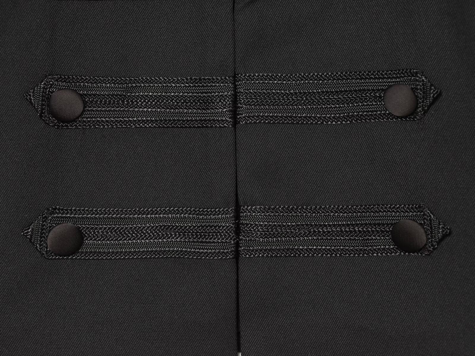 Women's with shoulder pads shoulder twill Coat