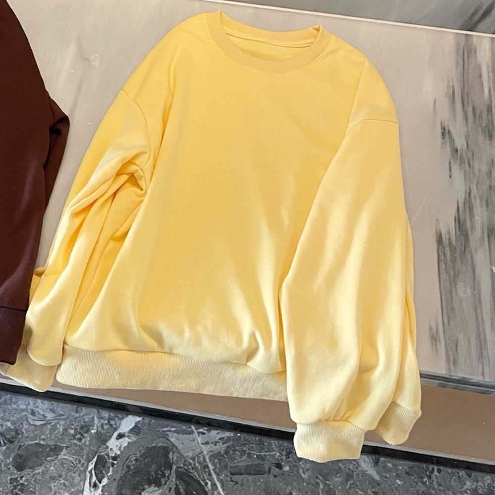 Women's new casual O-neck loose sweater