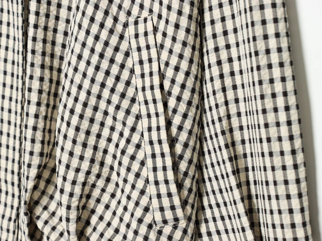Women's casual plaid pilot jacket Coat