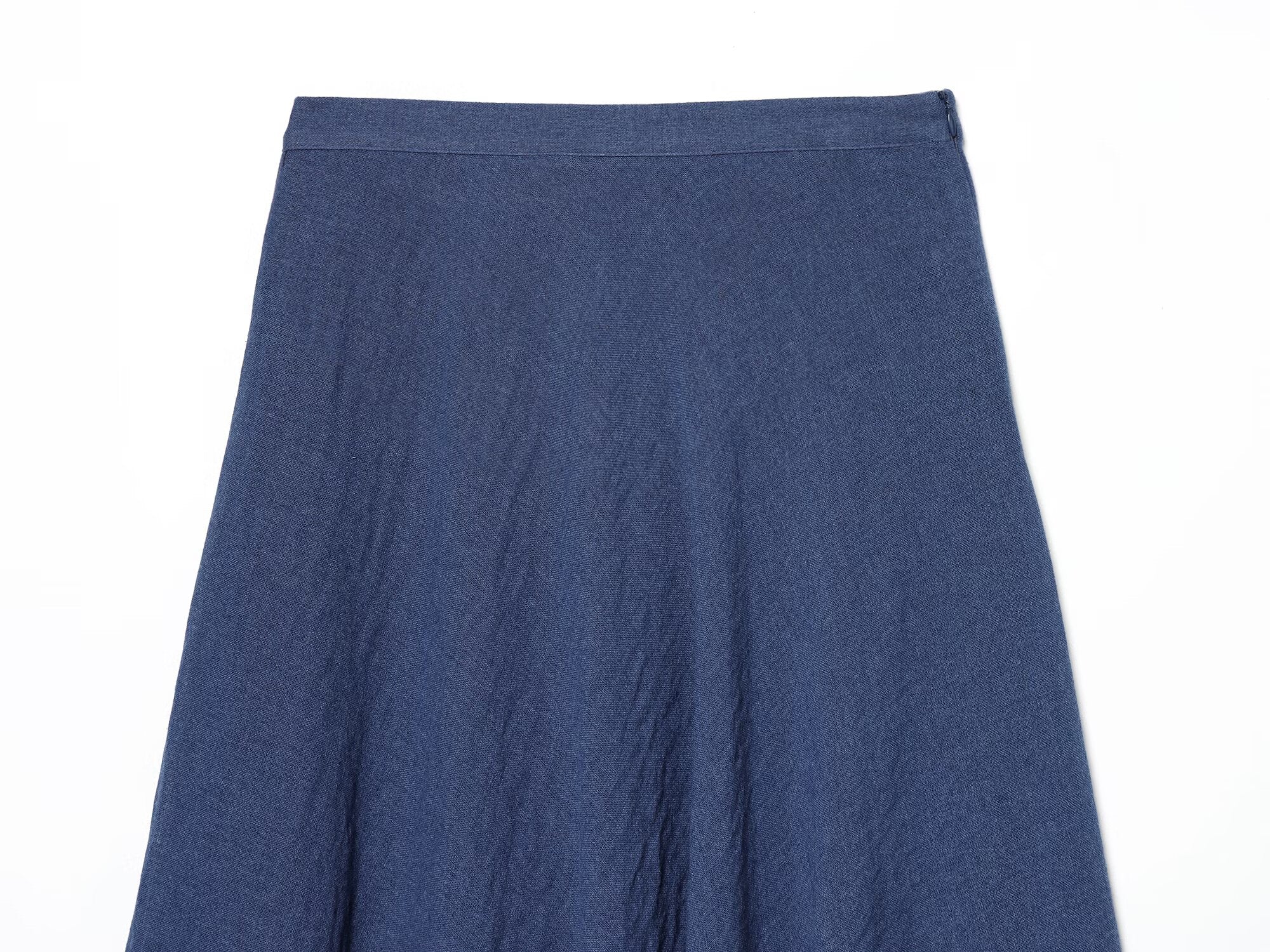 2026 Women's casual cape style draped MIDI skirt