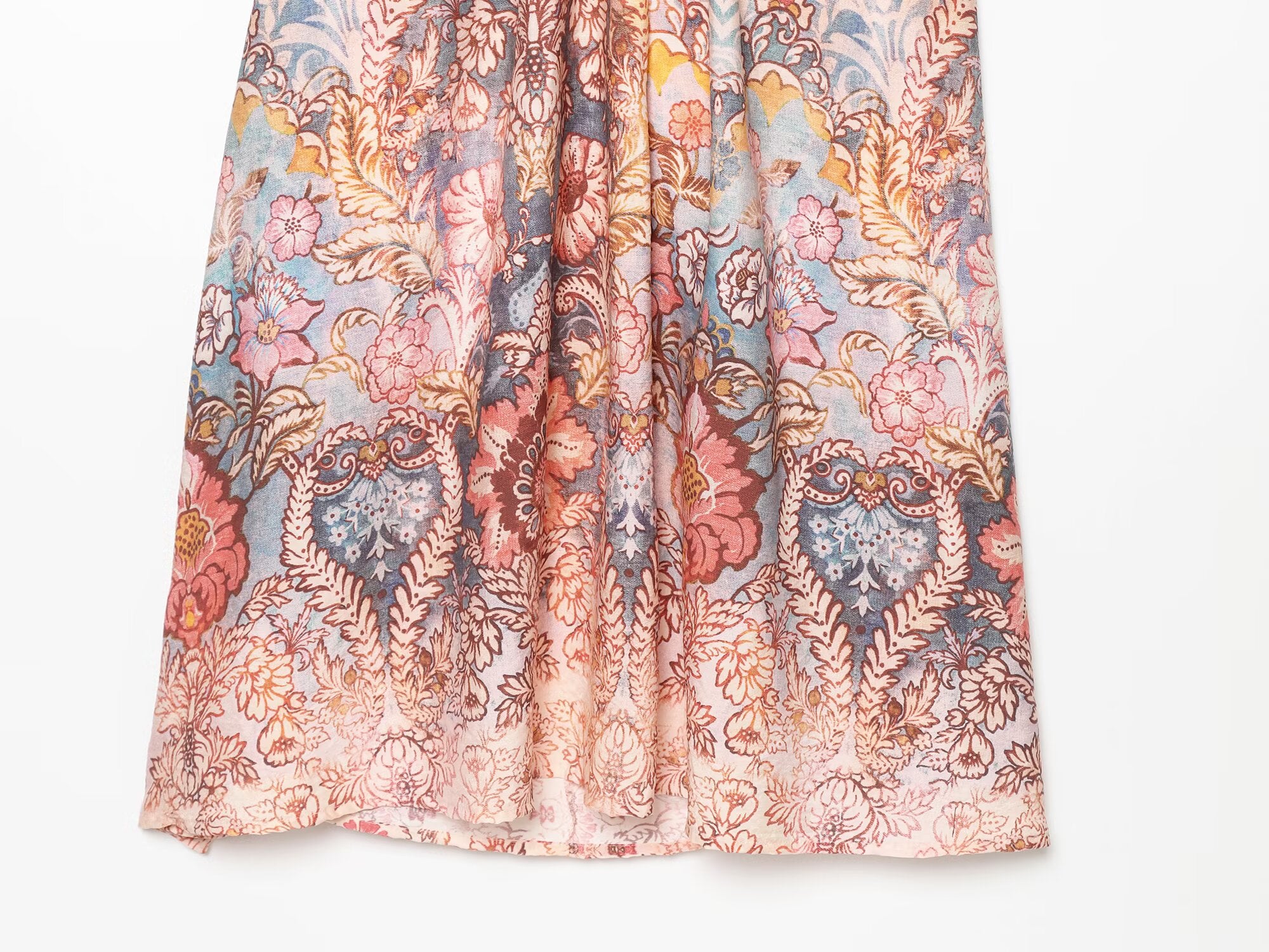 Women's backless printed halter neck dress