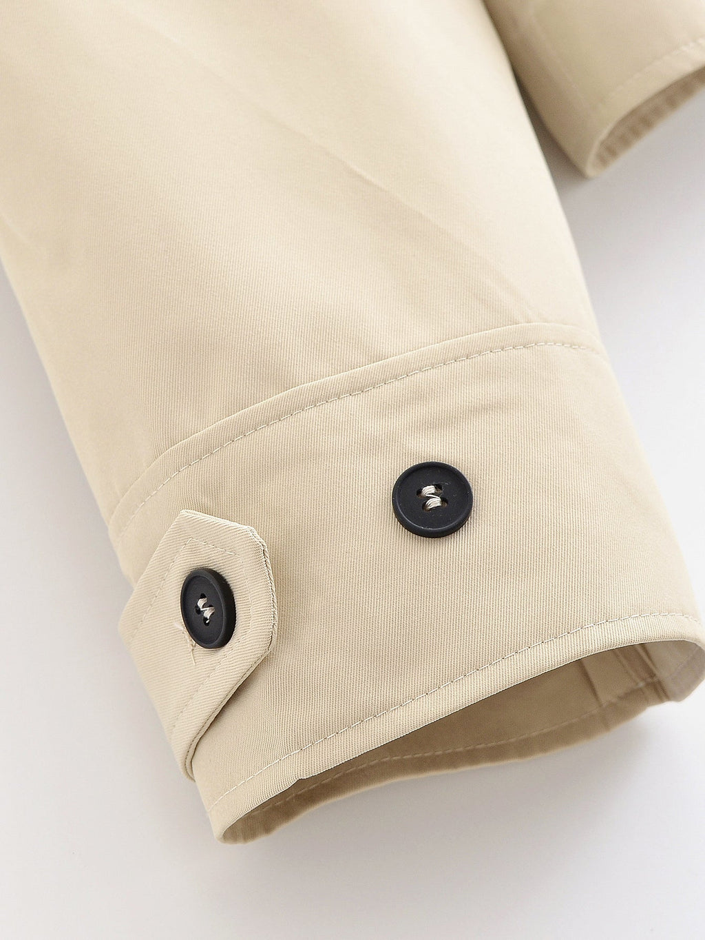 Women's New Fashion With Belt Short Single breasted Windbreaker Coat