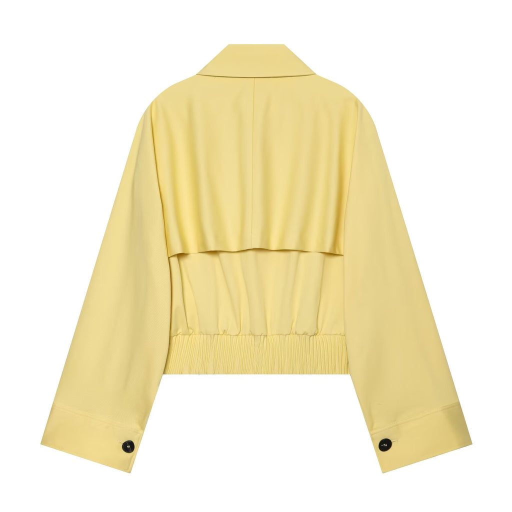 Women's casual short lapel Coat