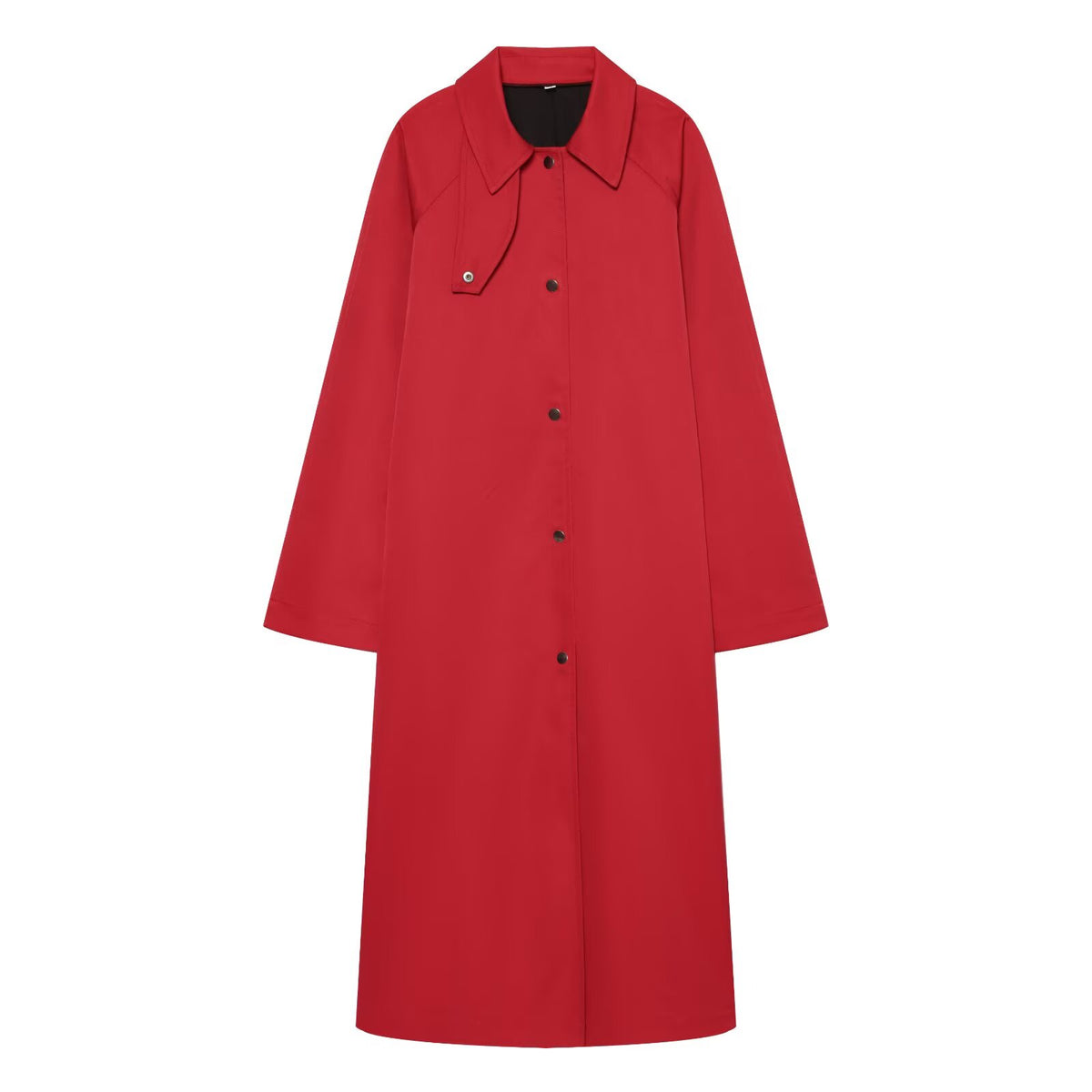 Women's loose long style windbreaker Coat